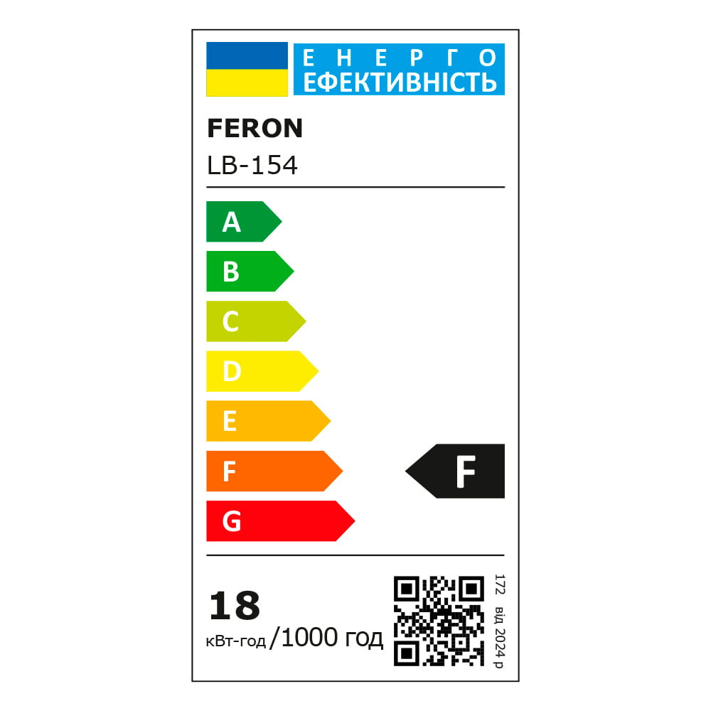 Світлодіодна лампа Feron LB-154 18Вт GX70 4000K