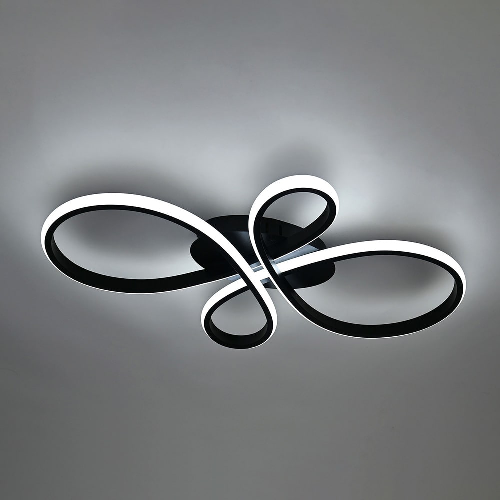 Світлодіодна люстра Ardero AL6530-1ARD FABIO S 60Вт чорний