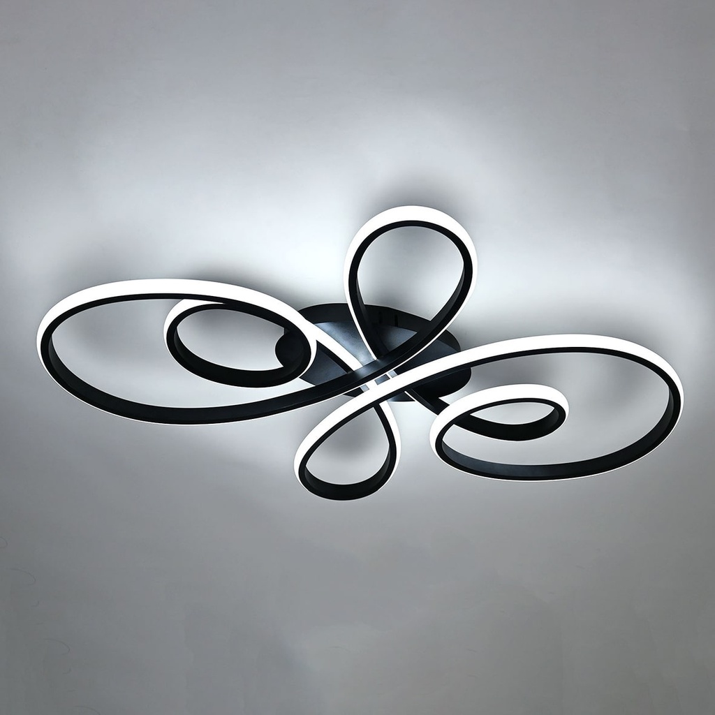 Світлодіодна люстра Ardero AL6540-1ARD FABIO M 95Вт чорний