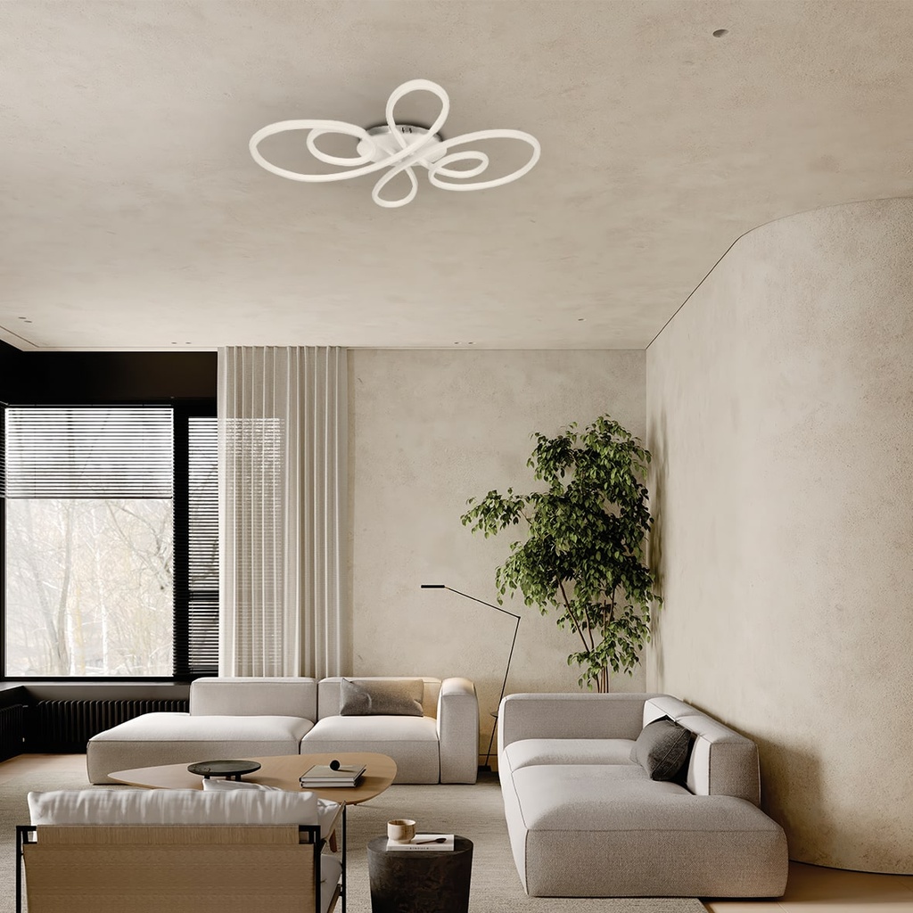 Світлодіодна люстра Ardero AL6540ARD FABIO M 95Вт білий