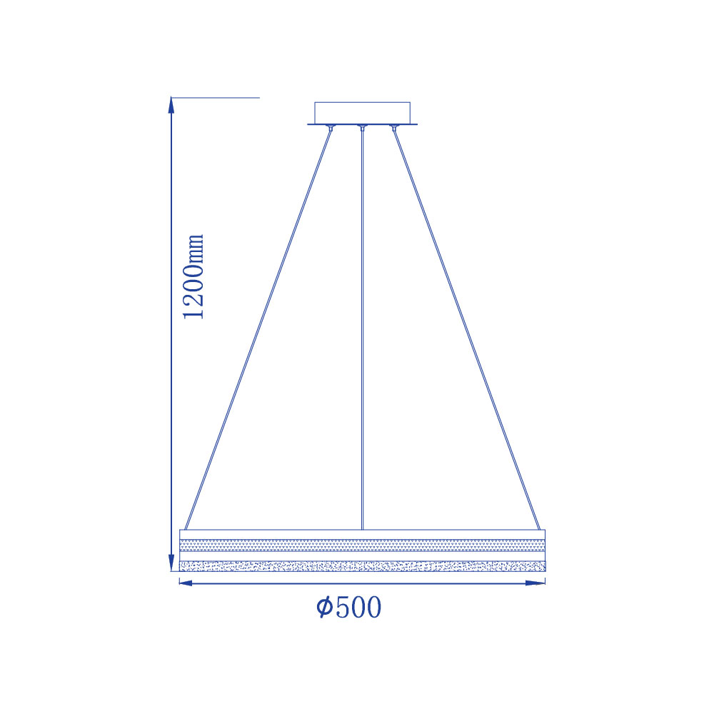 Світлодіодна люстра Feron AL6610 SHINE LEVITATION 50Вт 4000K білий