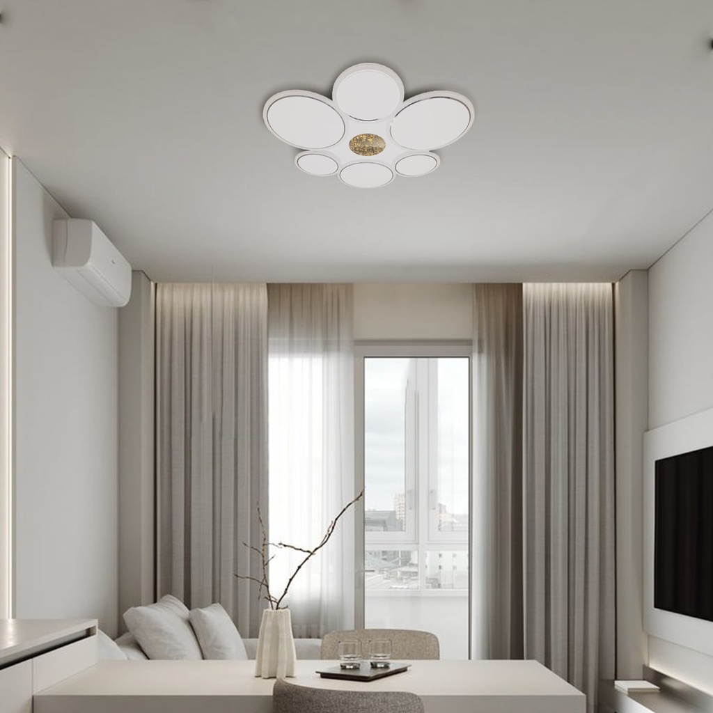 Світлодіодна накладна люстра Ardero AL6111ARD ASFERO 60Вт білий