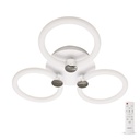 Світлодіодна накладна люстра Ardero AL6133ARD FELICITY 47Вт білий срібло