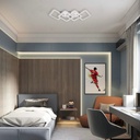 Світлодіодна накладна люстра Ardero AL6144ARD MADEIRA 80Вт білий