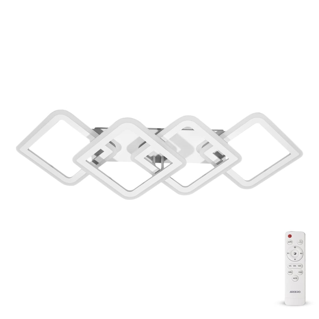 Світлодіодна накладна люстра Ardero AL6144ARD MADEIRA 80Вт білий