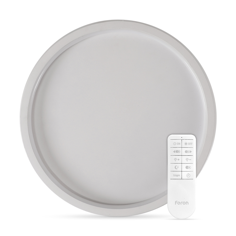 Світлодіодна накладна люстра Feron AL6070 RING 90Вт білий