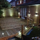 Архітектурний накладний світильник Feron DH0704 під лампу чорний