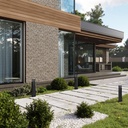 Архітектурний накладний світильник Feron DH0808 під лампу чорний