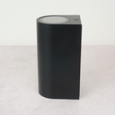 Архітектурний накладний світильник Ledcoin DH145 під лампу чорний