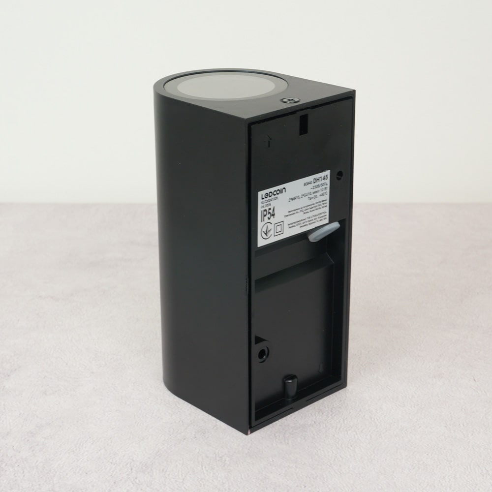 Архітектурний накладний світильник Ledcoin DH145 під лампу чорний