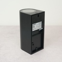 Архітектурний накладний світильник Ledcoin DH145 під лампу чорний