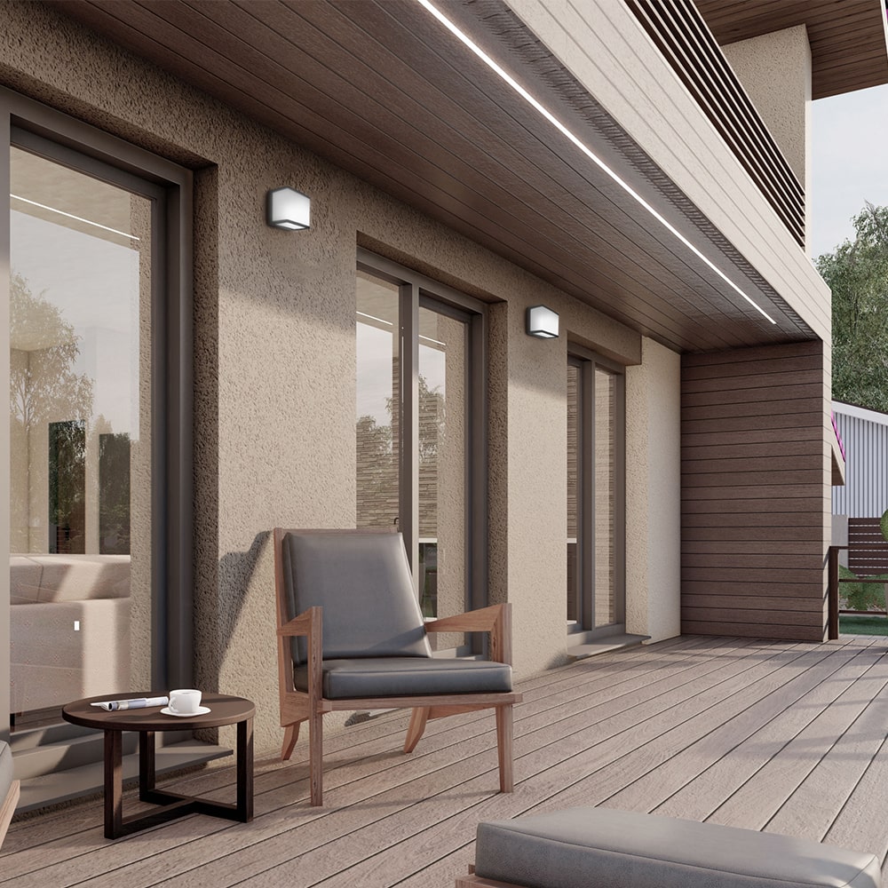 Архітектурний світлодіодний накладний світильник Ardero DH0171ARD CUBE 10Вт 3000K чорний