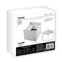 Архітектурний світлодіодний накладний світильник Feron DH012 6Вт 4000K білий