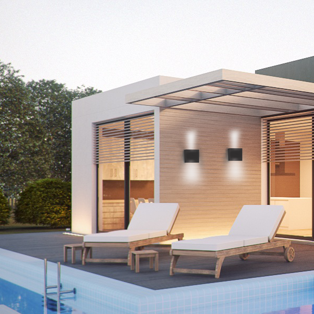 Архітектурний світлодіодний накладний світильник Feron DH012 6Вт 4000K чорний