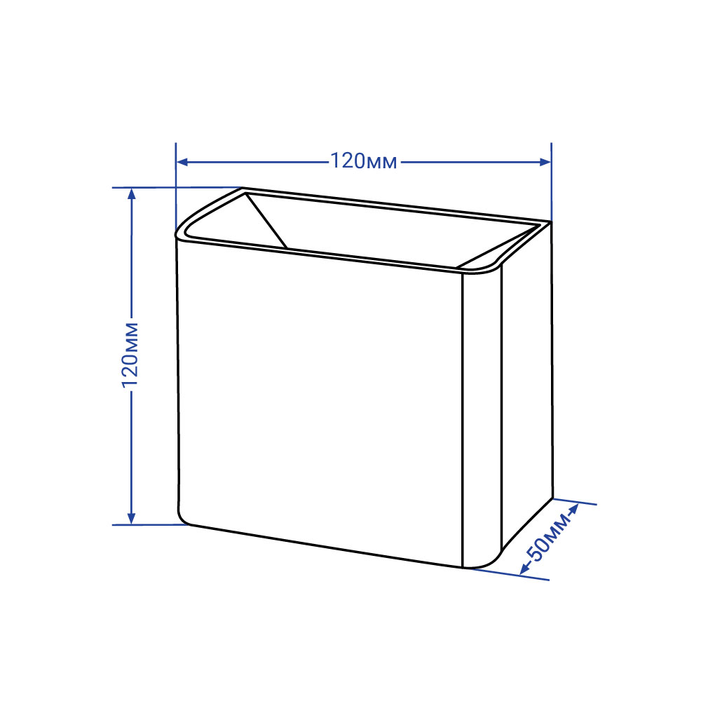 Архітектурний світлодіодний накладний світильник Feron DH028 3Вт 4000K білий