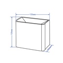 Архітектурний світлодіодний накладний світильник Feron DH028 3Вт 4000K коричневий