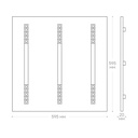 Світлодіодний вбудований світильник Ardero AL2130ARD PRO 40Вт 5000K білий