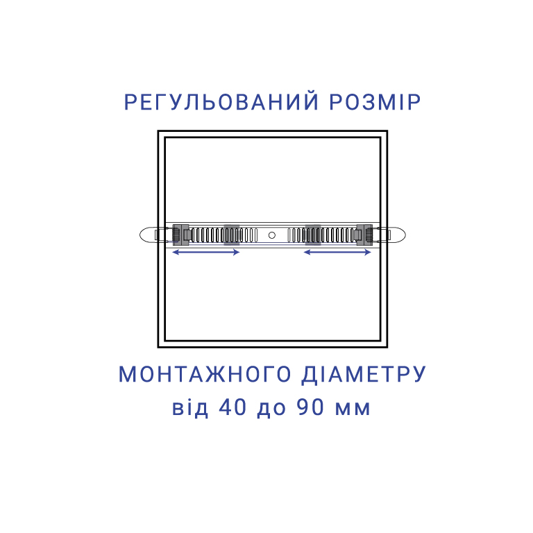 Світлодіодний вбудований світильник Feron AL704-S 12Вт 4000K білий