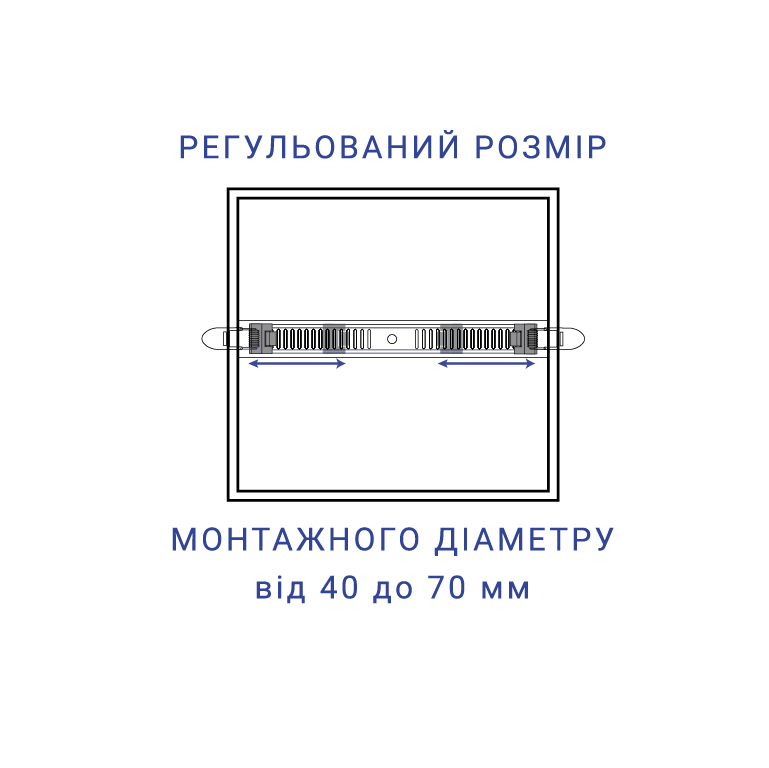 Світлодіодний вбудований світильник Feron AL704-S 7Вт 4000K білий