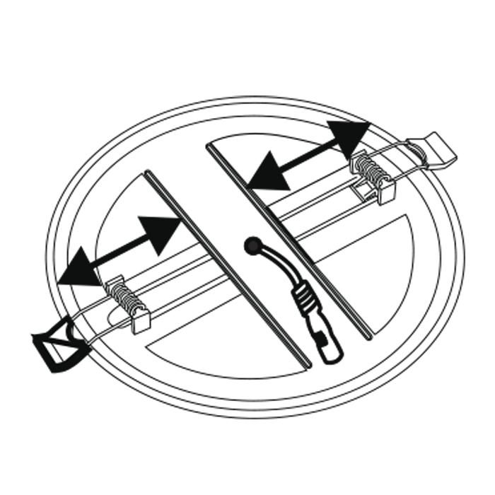Світлодіодний вбудований світильник Feron AL705 18Вт 4000K білий