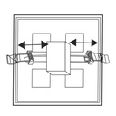Світлодіодний вбудований світильник Feron AL706 18Вт 4000K білий