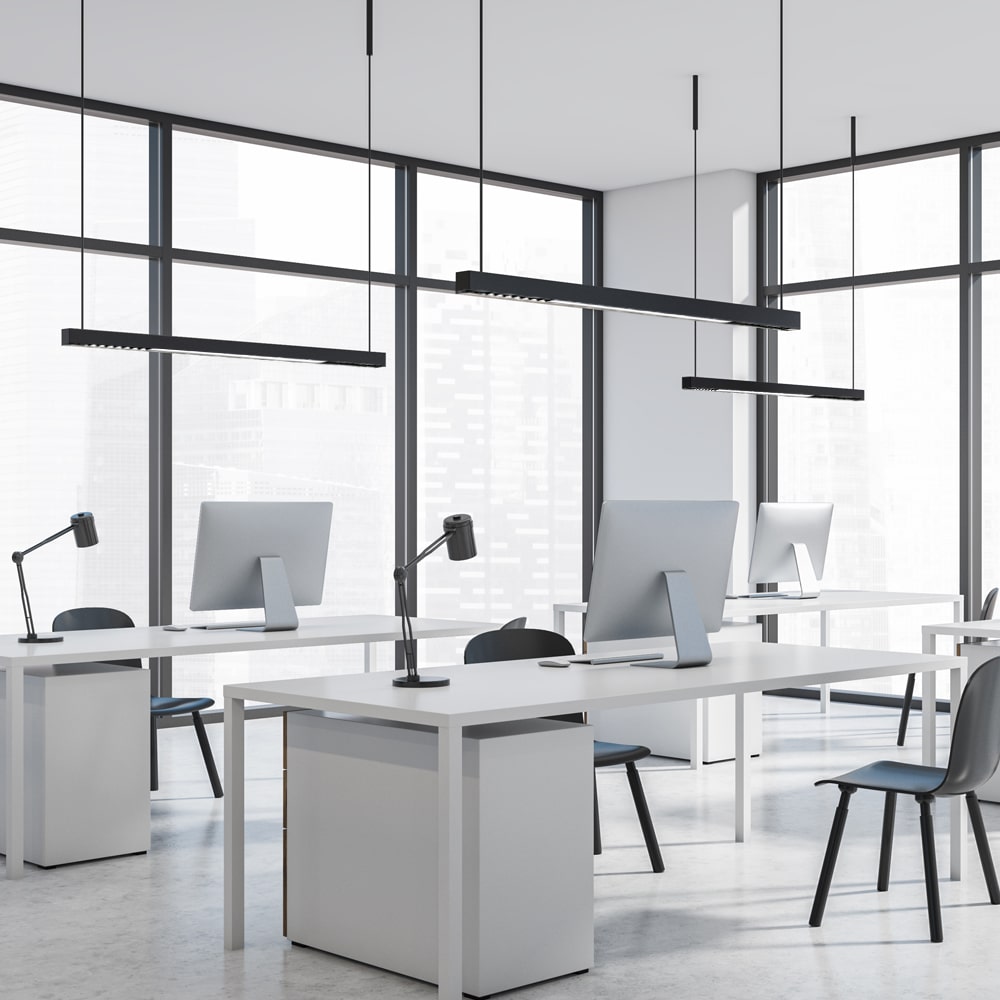 Світлодіодний лінійний світильник Ardero AL4031 40Вт 5000K чорний