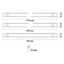 Світлодіодний лінійний світильник Feron AL7003-2 30Вт фіто