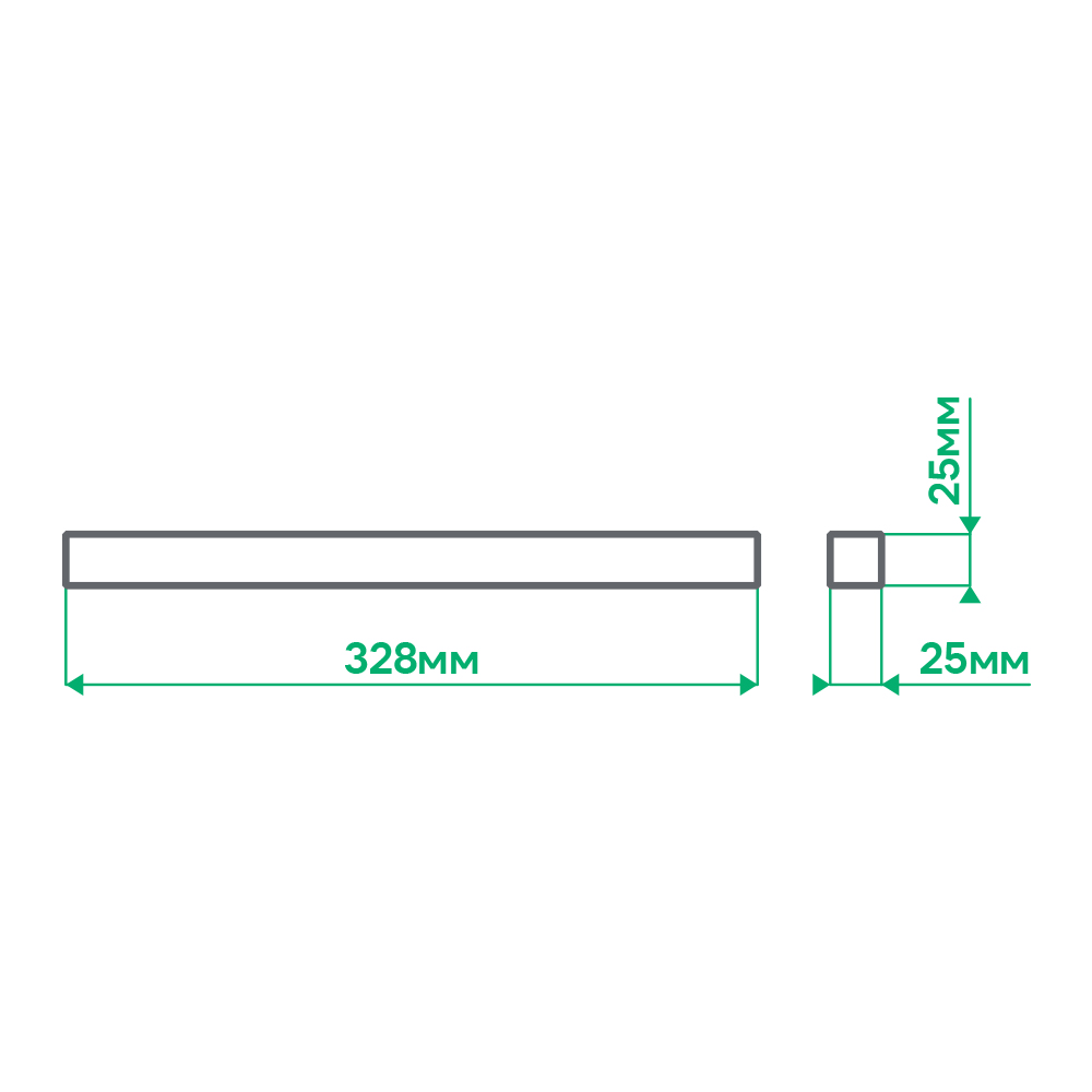 Світлодіодний магнітний трековий світильник Ardero MGU400 ULTRA 18Вт 4000K чорний