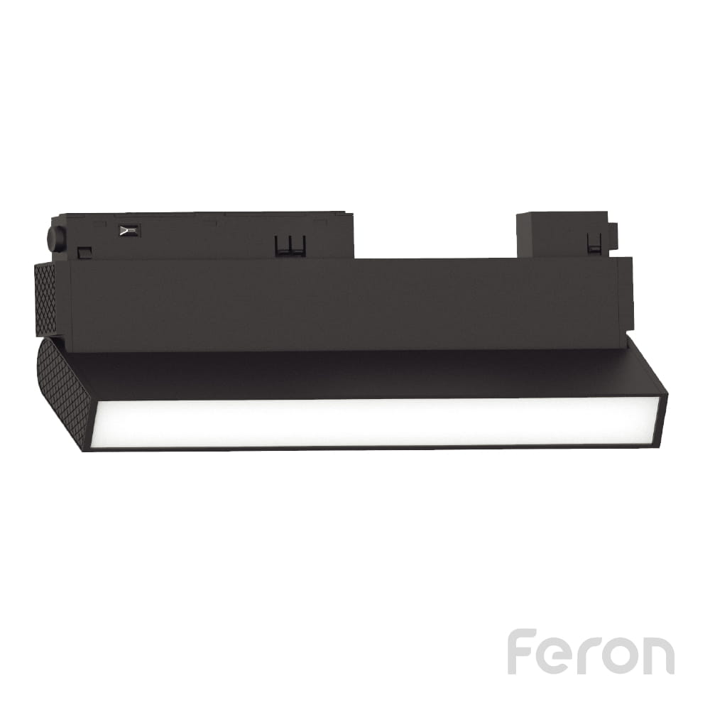 Світлодіодний магнітний трековий світильник Feron MGN306 12Вт 4000K чорний