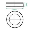 Світлодіодний накладний світильник Ardero AL3007-RB 15Вт 5000K чорний
