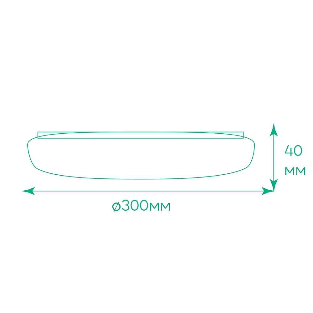 Світлодіодний накладний світильник Ardero AL801ARD 48Вт 5000K білий
