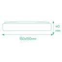 Світлодіодний накладний світильник Ardero AL802ARD 18Вт 5000K білий