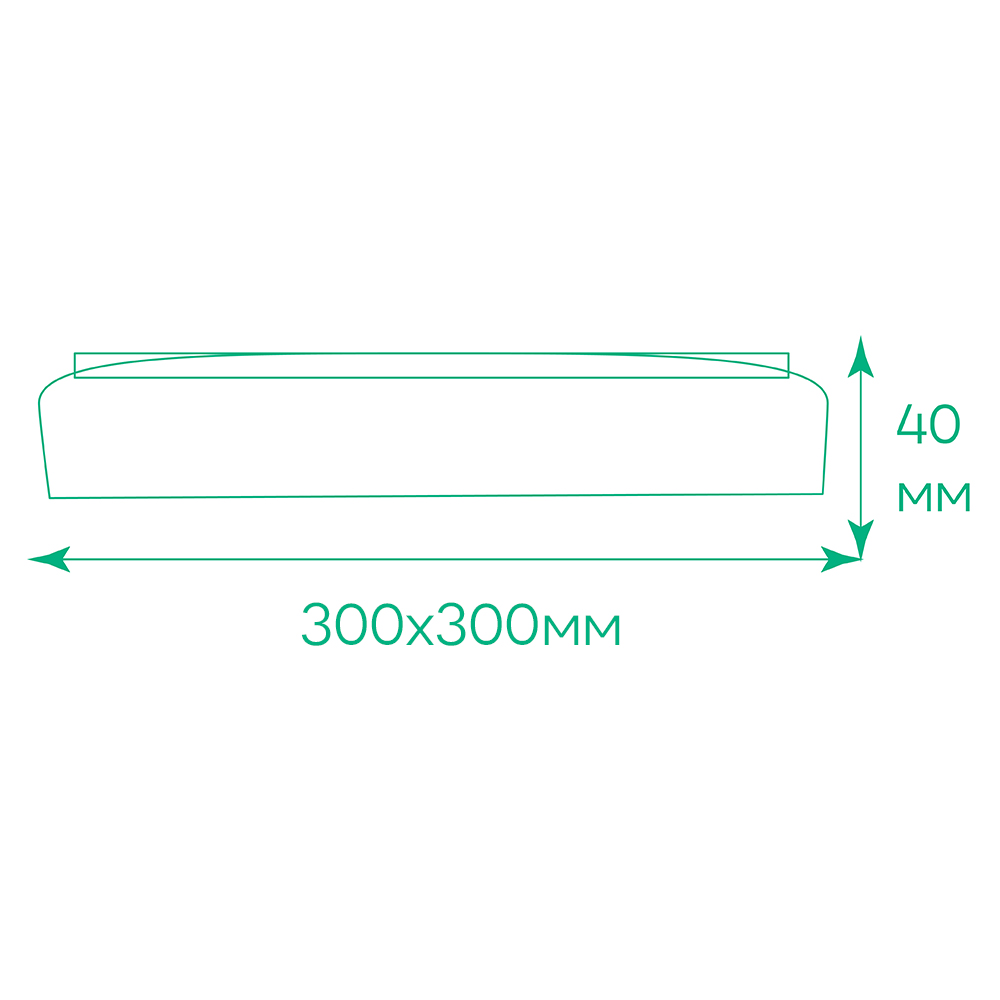 Світлодіодний накладний світильник Ardero AL802ARD 48Вт 5000K білий