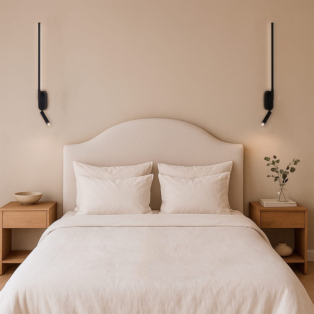 Світлодіодний накладний світильник Ardero AL8115ARD 4Вт 8Вт чорний