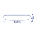 Світлодіодний накладний світильник Feron AL708 32Вт 4000K білий