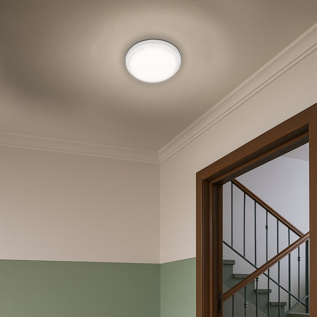 Світлодіодний накладний світильник Ledcoin AL3015-R 18Вт 6500К білий