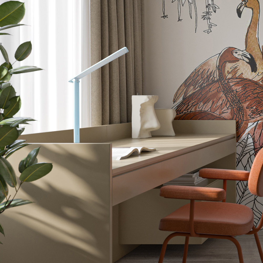 Світлодіодний настільний світильник Ardero DE1725ARD 9Вт 6500K голубий