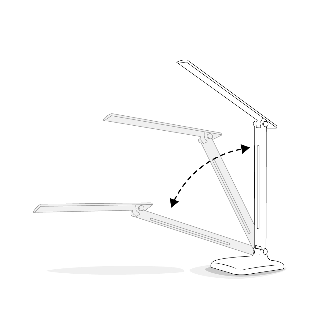Світлодіодний настільний світильник Ardero DE1725ARD 9Вт 6500K рожевий
