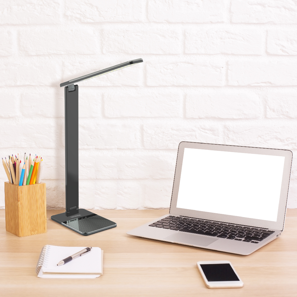 Світлодіодний настільний світильник Ardero DE1735ARD 16Вт сірий