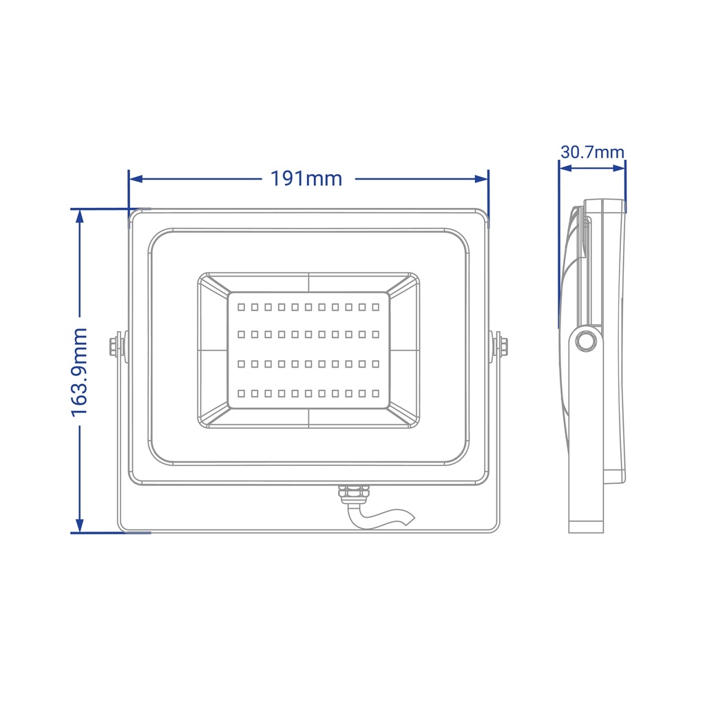 Світлодіодний прожектор Feron LL-6050 50Вт 6400K білий