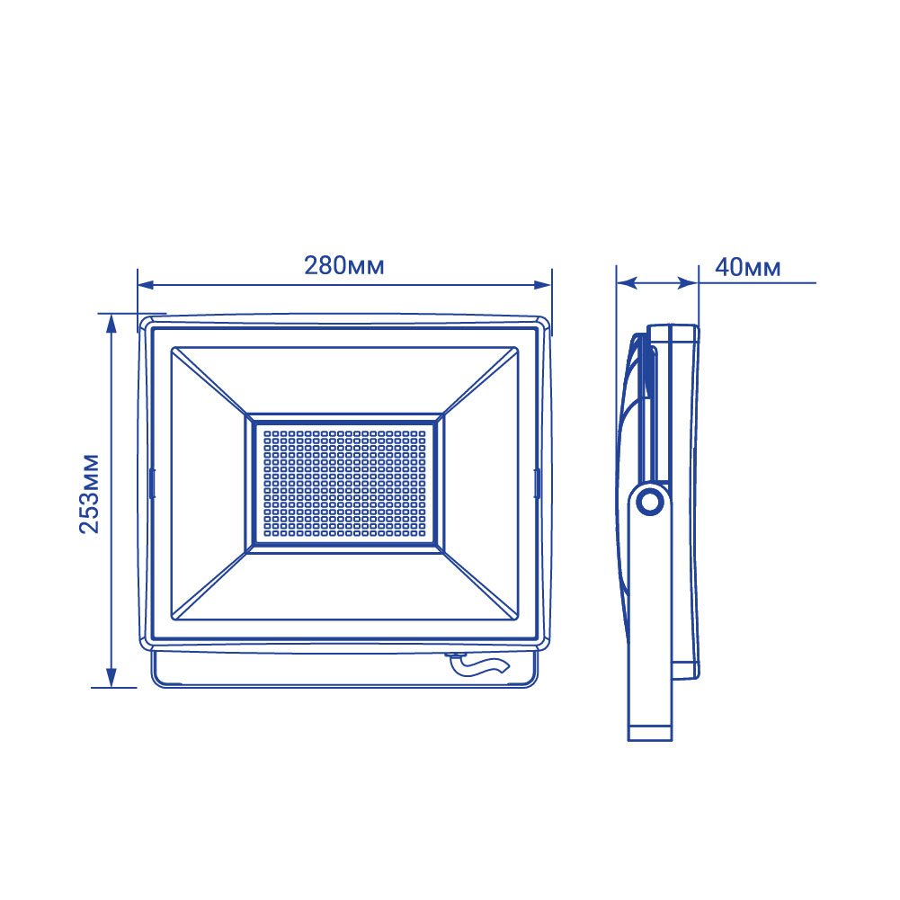 Світлодіодний прожектор Feron LL-6150 150Вт 6400K чорний