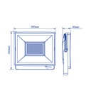 Світлодіодний прожектор Feron LL-6150 150Вт 6400K чорний