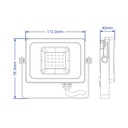 Світлодіодний прожектор Feron LL-9020 20Вт 6400K чорний