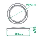 Світлодіодний світильник Ardero AL6060ARD CRISTAL 72Вт