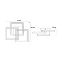 Світлодіодний світильник Ardero AL6493ARD URBAN B 60Вт чорний