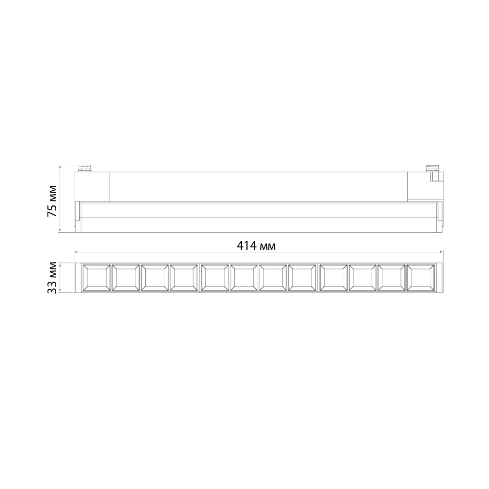 Світлодіодний трековий поворотний світильник Ardero AL120F 30Вт 4000K