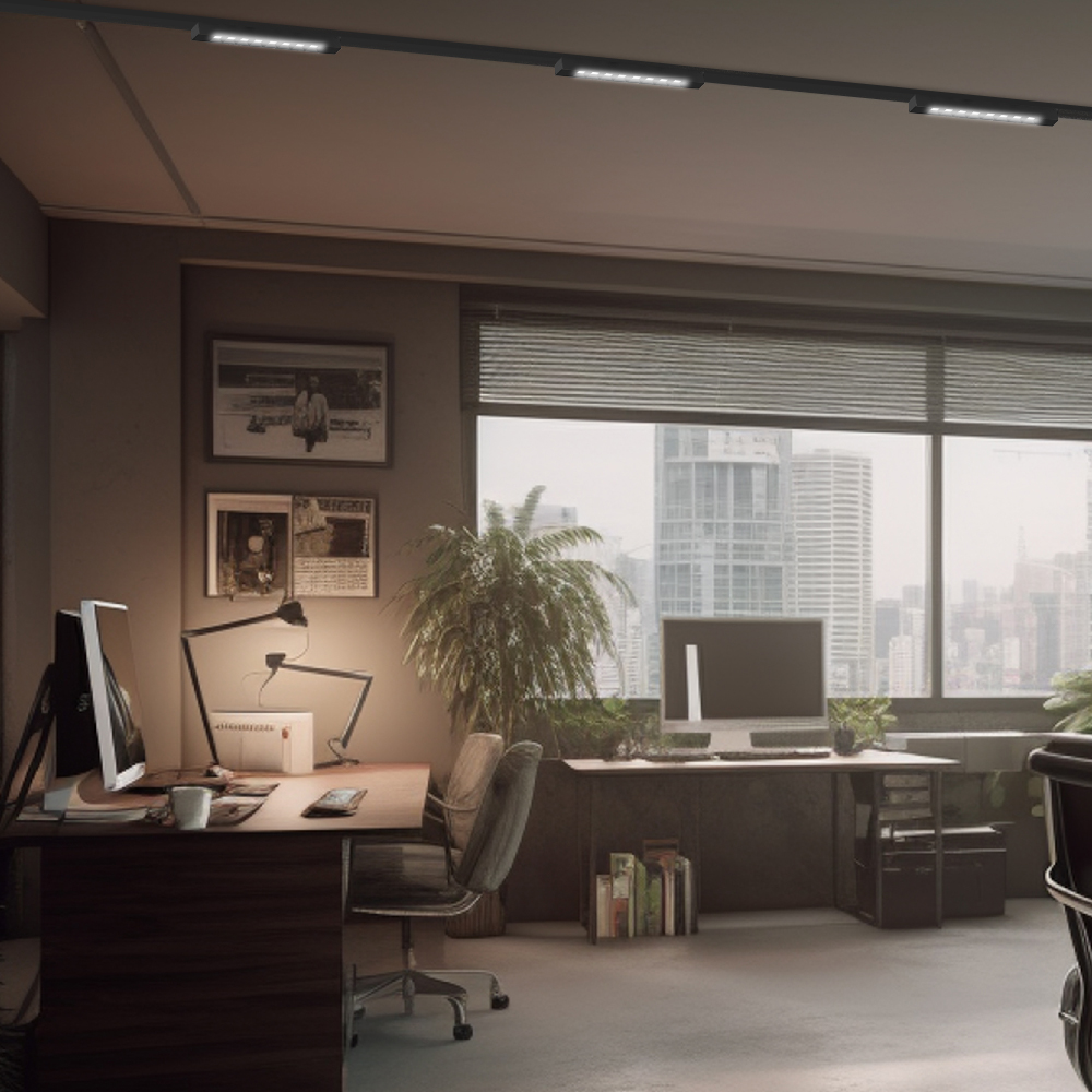 Світлодіодний трековий світильник Ardero AL120 30Вт 4000K чорний