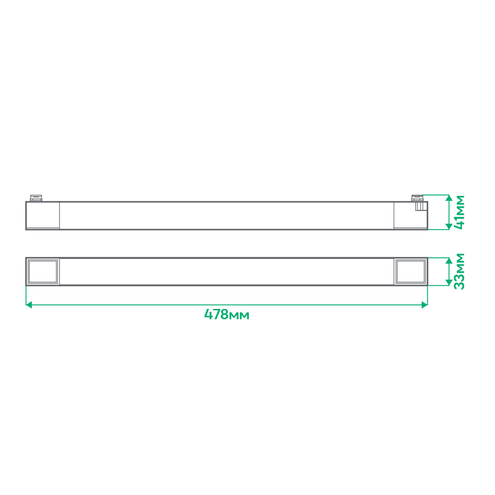 Світлодіодний трековий світильник Ardero AL122 30Вт 4000K чорний