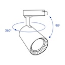 Світлодіодний трековий світильник Feron AL102 12Вт 4000K чорний