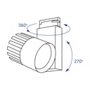 Світлодіодний трековий світильник Feron AL105 40Вт 4000K чорний